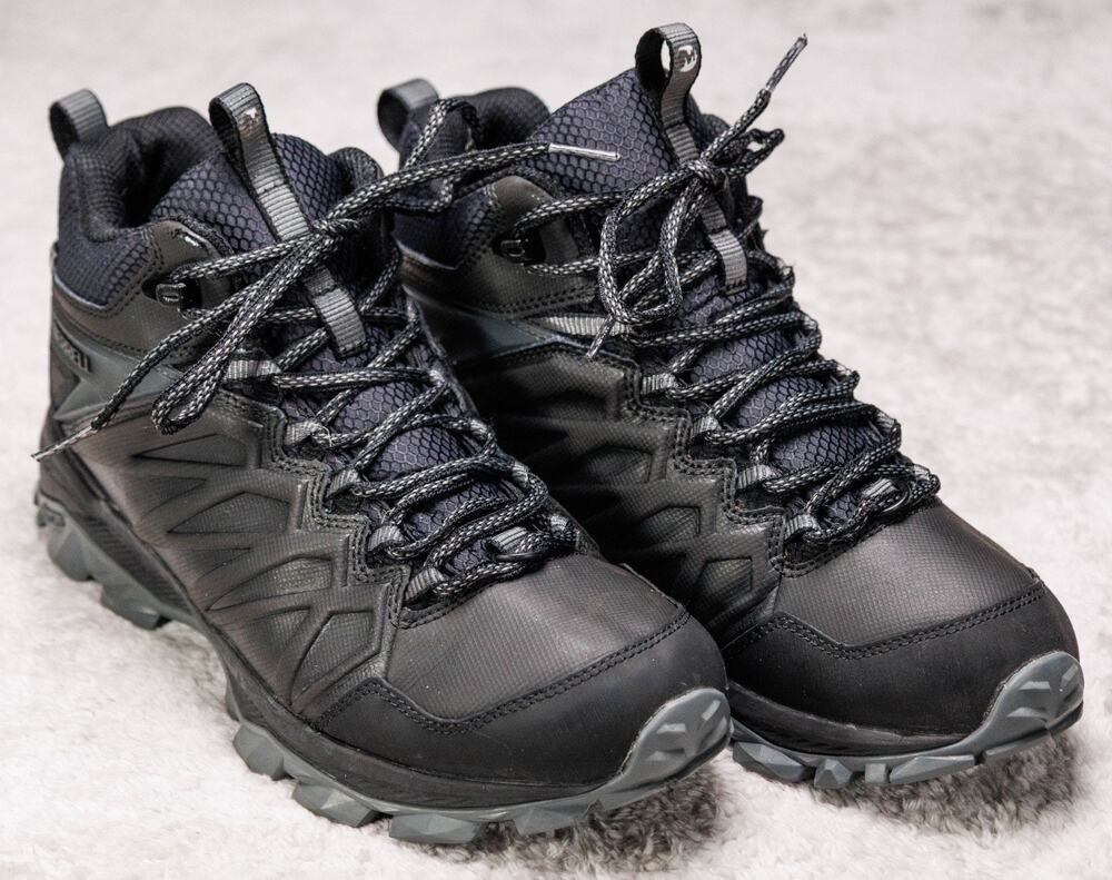 Merrell Thermo Freeze Black Waterproof Insulated Hiking Boots Mens Size 8 J42609